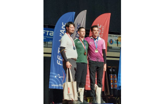 Championnats de France tir à 18m - Mouilleron le captif (85)
Le podium Élite homme